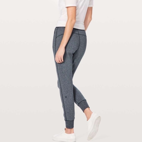 Lululemon Cool & Collected Jogger 28" size 6 in Heathered Speckled True Navy - Picture 13 of 16